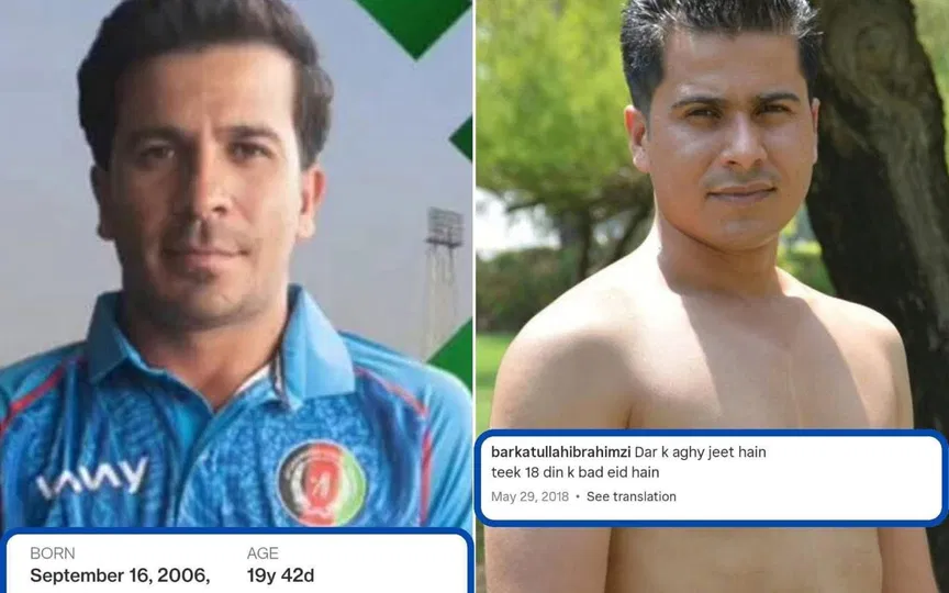 No way he's 19! Age fraud suspected as AFG player Barkat Ibrahimzai's old photo resurfaces
